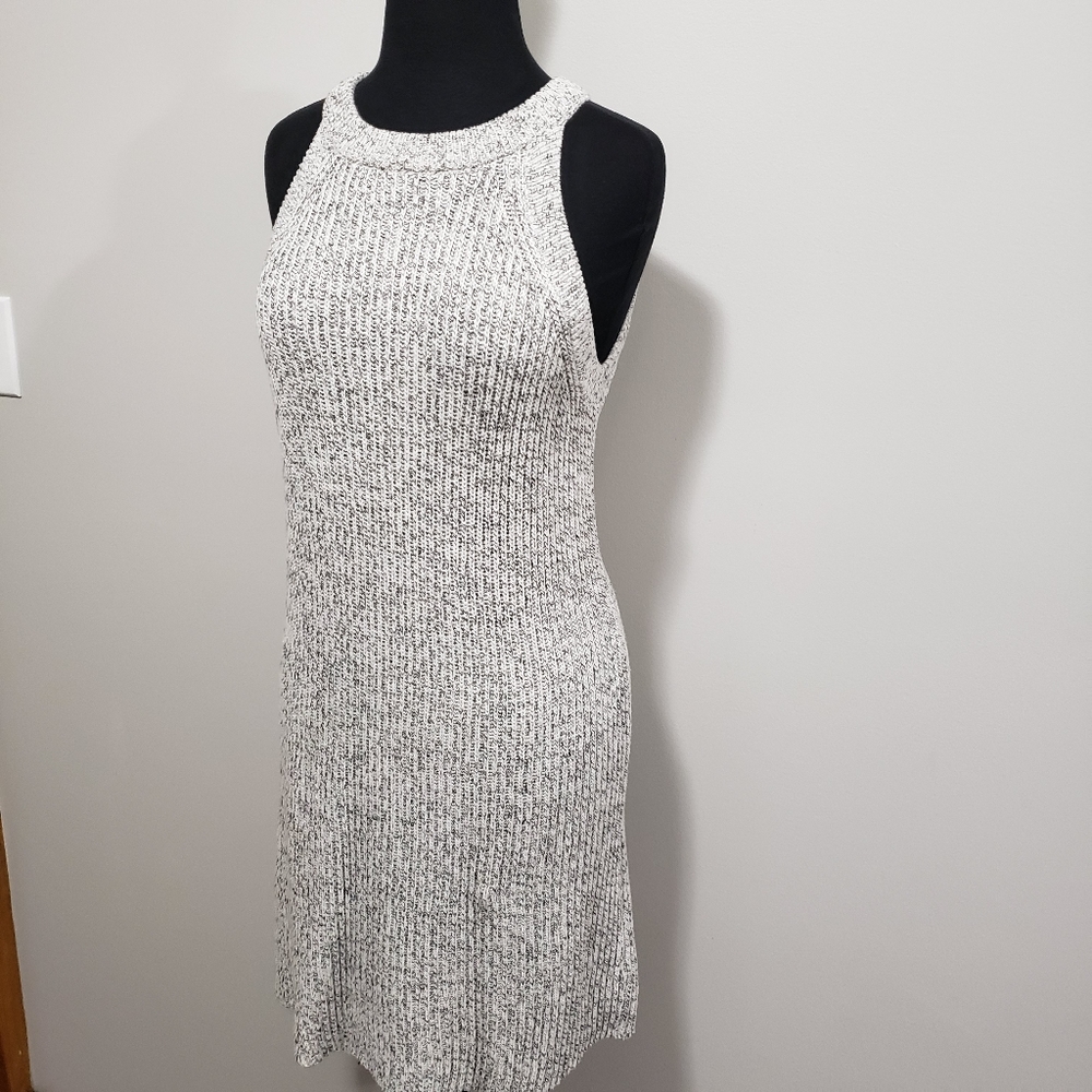 Madewell Gray Valley Pullover Crew Neck Sweater Woven Knit Tank Mini Dre… - Picture 5 of 10